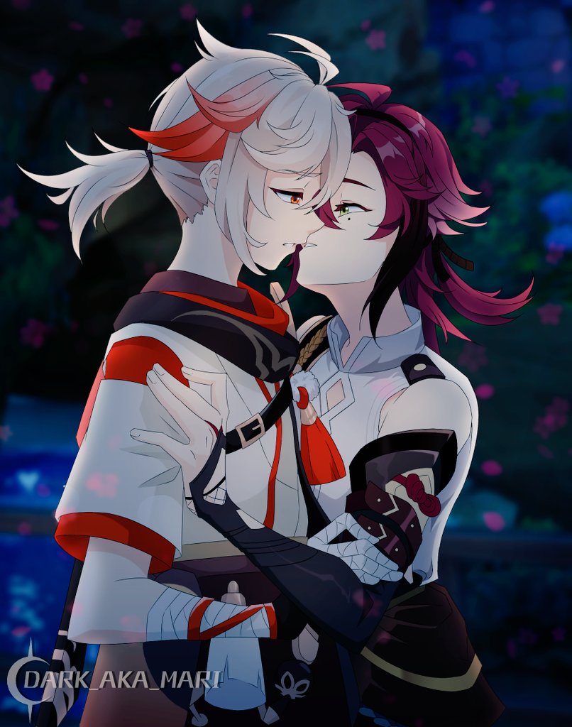 Мои прекрасные анемо мальчики наконец-то дорисованы ✨✨✨

#GenshinImpact #Kazuha #Heizou #GenshinImpactart #art #digital #digitalart #yaoi