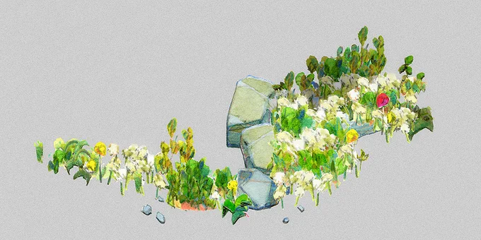 This month's main prints are planned and ready (1st image) but I could use your thoughts on the 3rd bonus print; 

Would you rather have A: Rocks and Grass B: a Nature Kit Print  or C: another opportunity to get the Houseplant Print? 