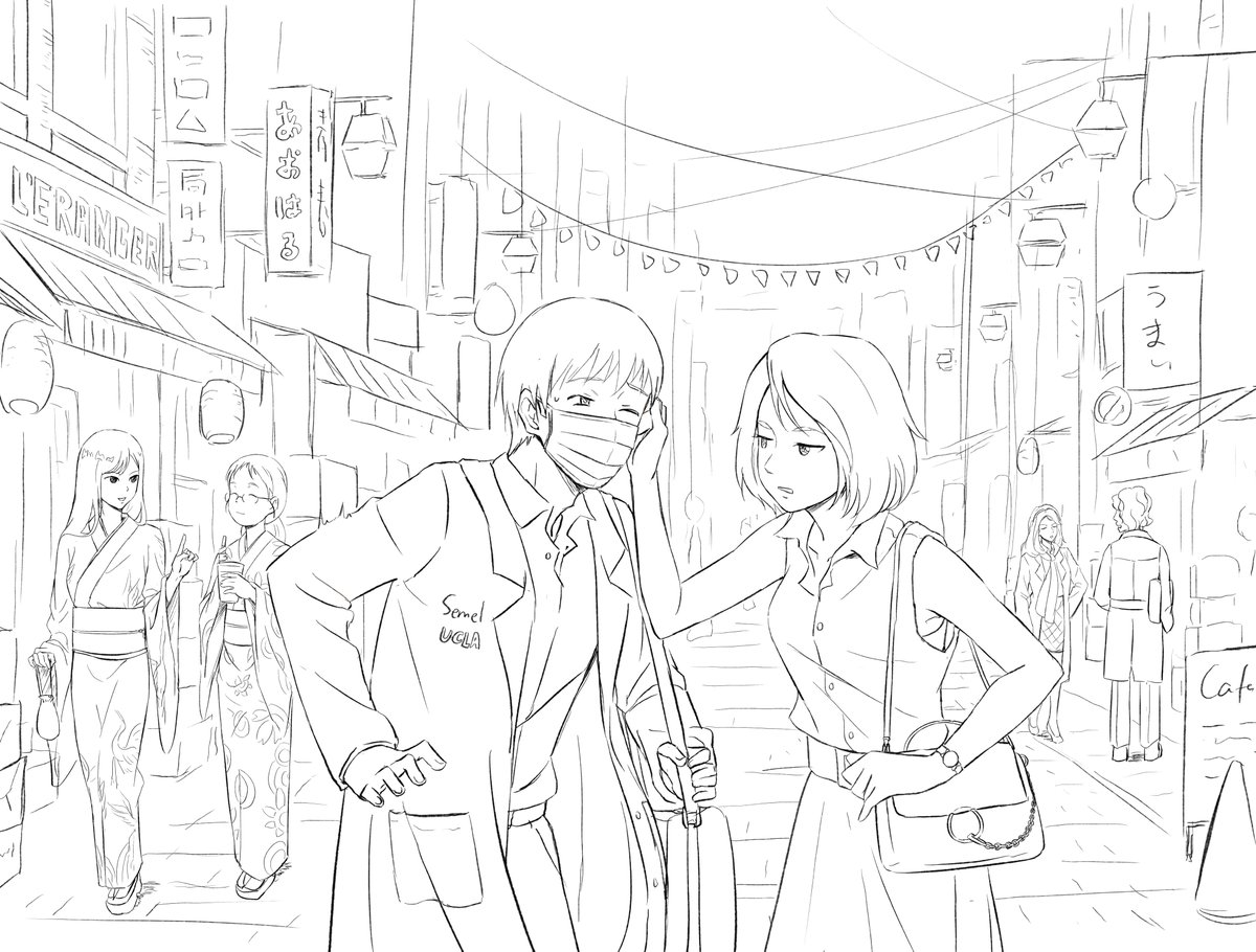 letrangergal's tweet photo. Kiyoaki的局外人同人作品！
if世界线 大家在和平的帝京街头 https://t.co/Iu7C1qPdfM