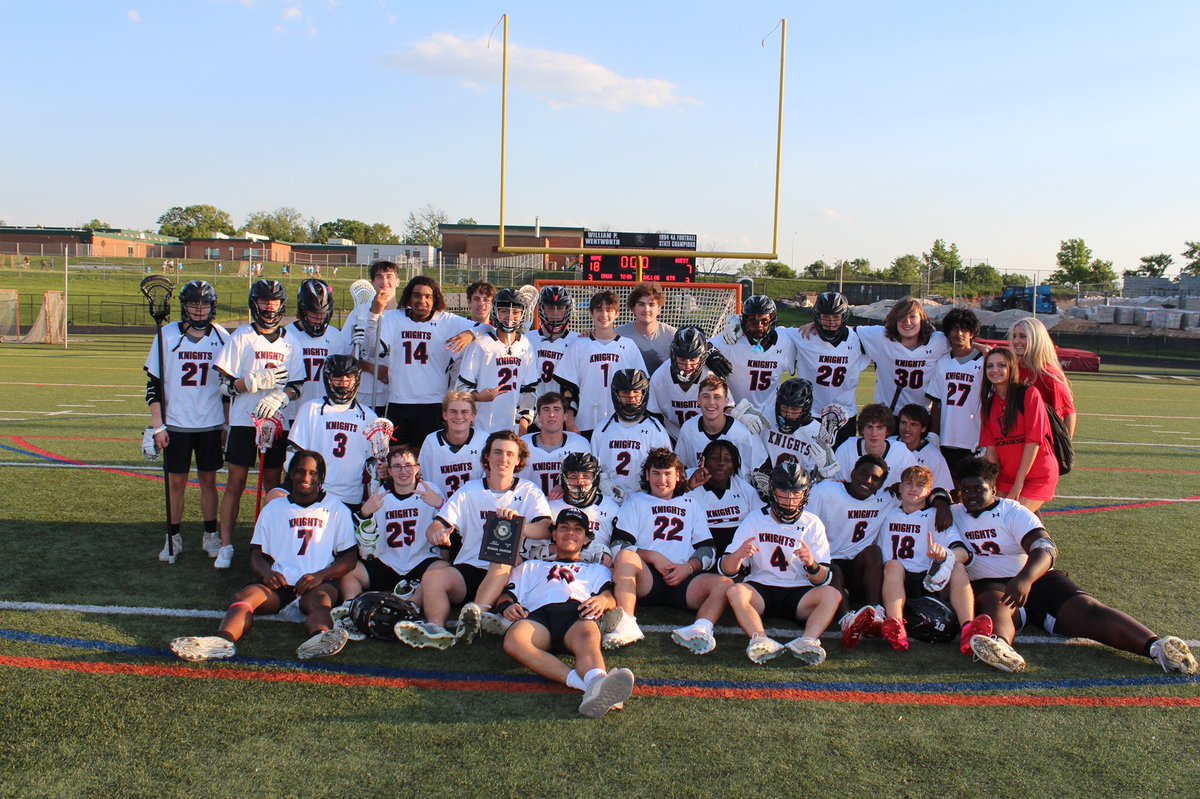 NCHSMLacrosse's tweet photo. REGION CHAMPIONS!!!  @nrthcountyaacps @ncknightsab https://t.co/9as9BZgXbL