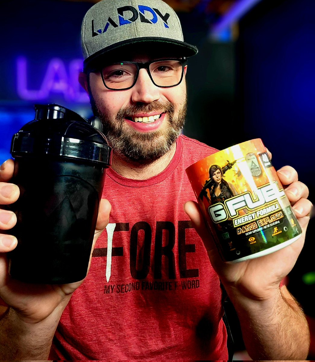 LaDDyTTV's tweet photo. We busting open that new @Alex_zedra inspired @GFuelEnergy right now!
https://t.co/UyC86xtkK0
#GFUEL #NEEDCODELADDY https://t.co/y7rCnLFrdL