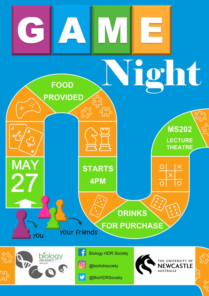 GAMES NIGHT 27/5

At MS202 Lecture Theatre
Plenty of games, food provided, and drinks for purchase!

See you all there!