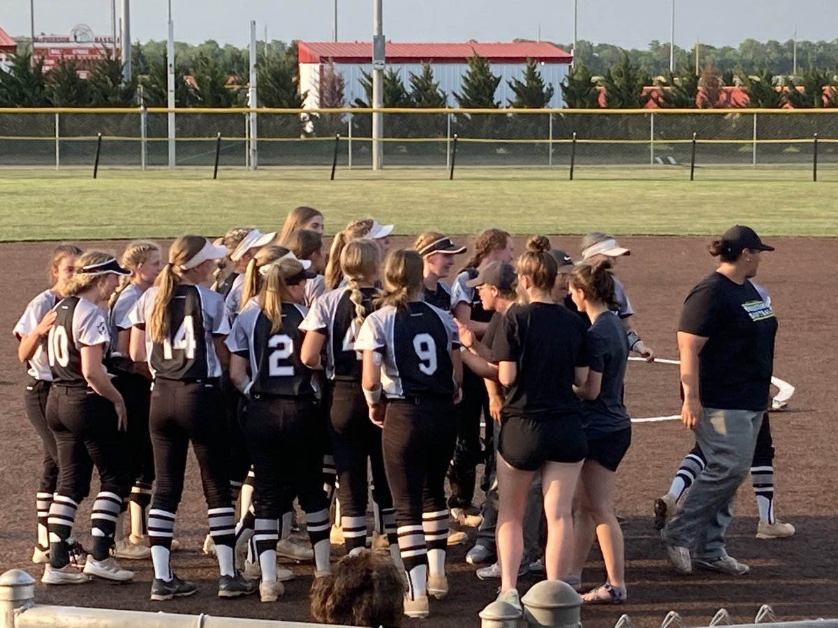 RockCreekHS's tweet photo. Pitching, defense, hitting… Mustang ladies brought it all today and are taking home the hardware! Mustangs win it 5-2 with class! On to 4A STATE! https://t.co/DbV7mfaRRq
