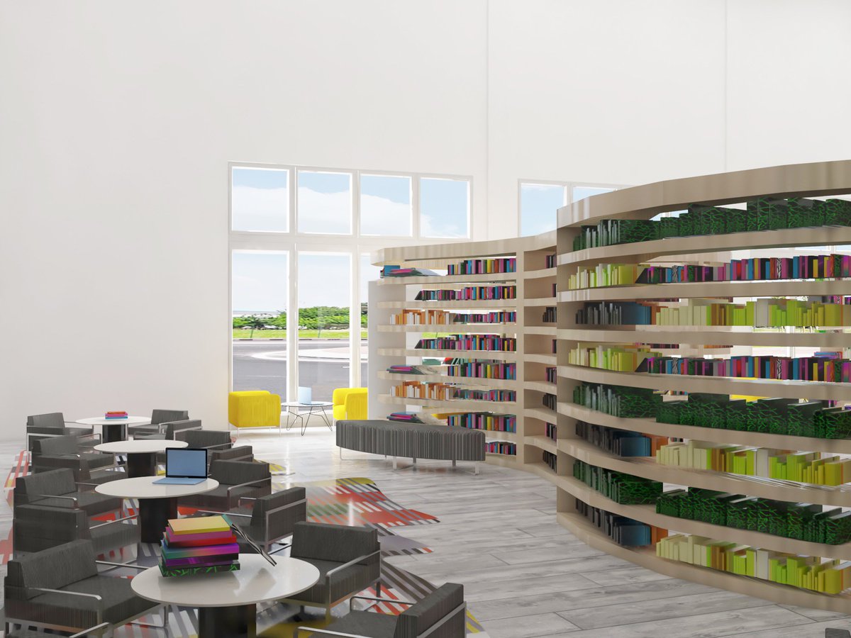 __mariiya__'s tweet image. Books aren’t just made of words, they’re also filled with place to visit and people to meet ✌ 📚#architect #interiordesign #libraryproject  #Work #Madebyme