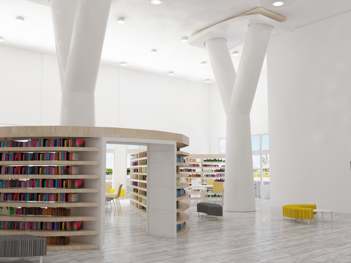 __mariiya__'s tweet image. Books aren’t just made of words, they’re also filled with place to visit and people to meet ✌ 📚#architect #interiordesign #libraryproject  #Work #Madebyme