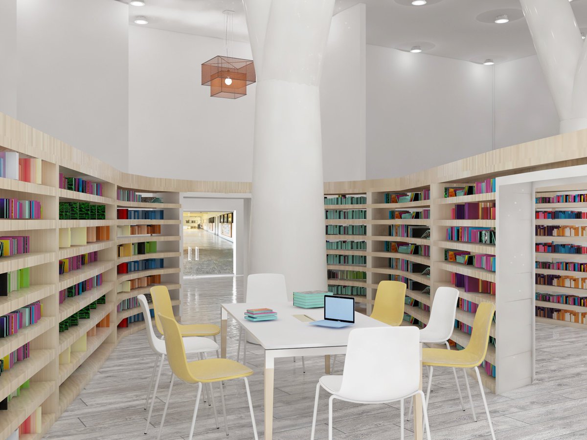 __mariiya__'s tweet image. Books aren’t just made of words, they’re also filled with place to visit and people to meet ✌ 📚#architect #interiordesign #libraryproject  #Work #Madebyme