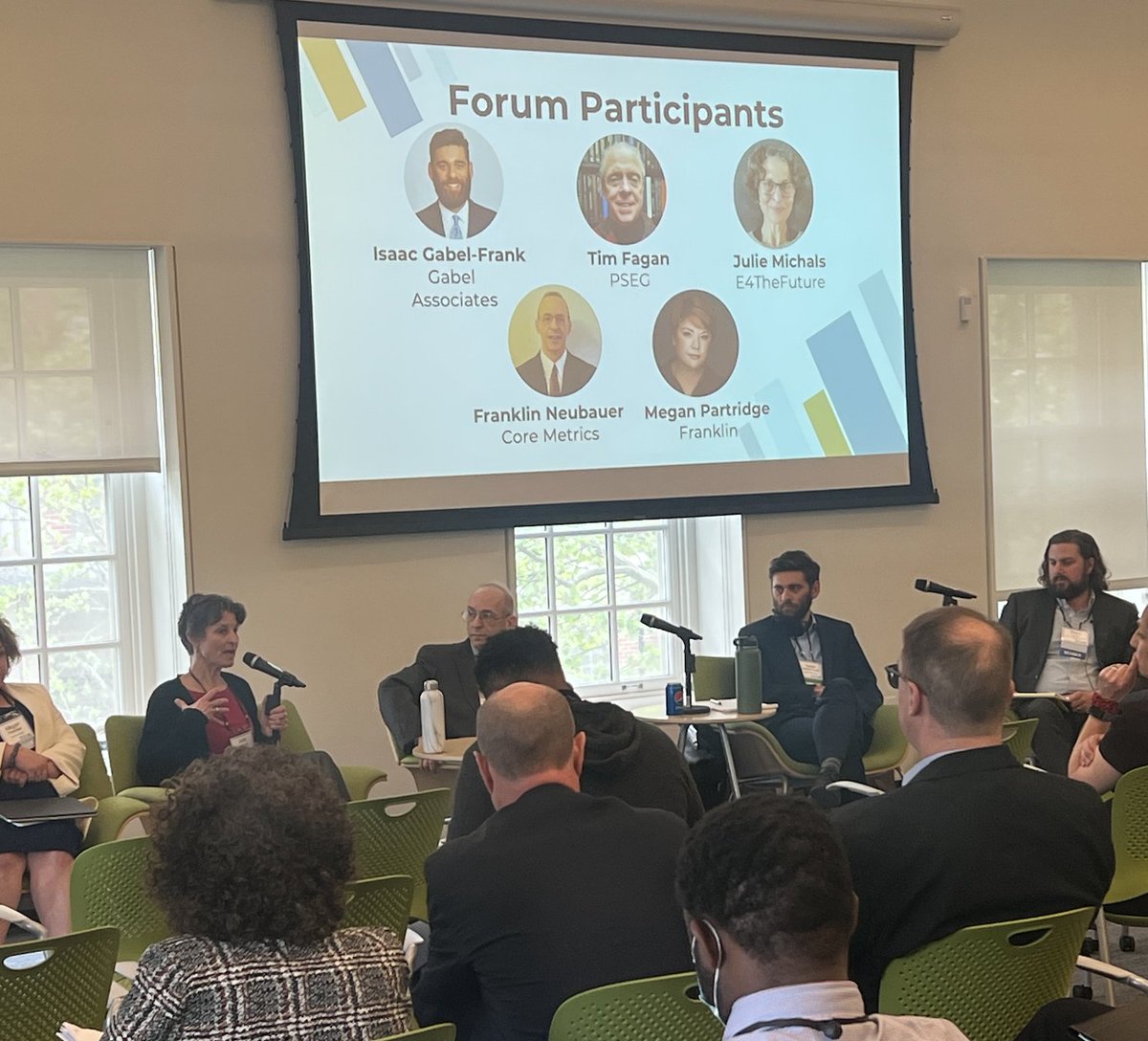 The_EEAlliance's tweet photo. Julie Michals from @e4thefuture during the #FF4EE Cost-Testing Forum:
"Siloes for DERs are changing. We should all be thinking about engaging on any DER proceeding, to ask for consistent treatment. Energy efficiency shouldn’t be treated any differently than other resources.” https://t.co/PUtYUOzrET