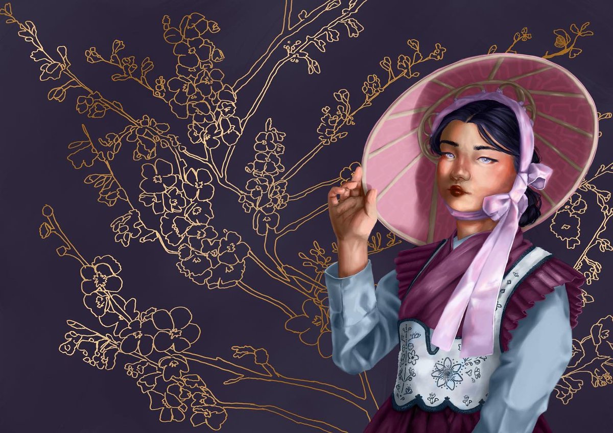 marissavrba's tweet photo. the market girl || self imposed project where i wanted to tackle my hand lettering! version with text as well as no text! https://t.co/z7Lhr6Qmdu