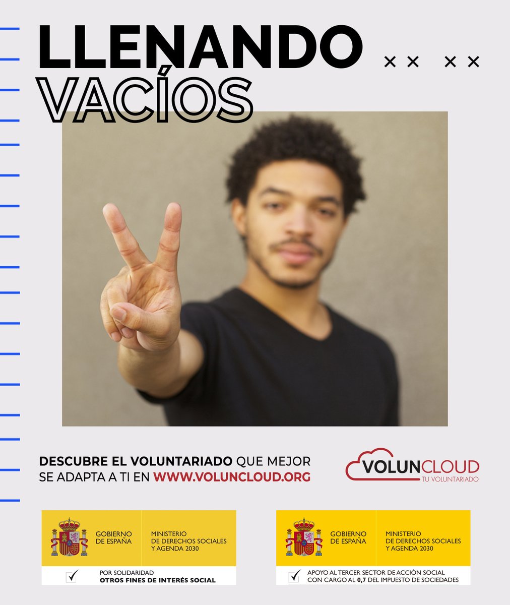 VoluncloudApp's tweet photo. ¿Quieres llenar ese vacío que sientes?¿Quieres ayudar al mundo? #Voluncloud te lo pone fácil✌️😎
Descarga nuestra app, rellena el formulario y encuentra la oferta de voluntariado que mejor se adapte a ti❤️
https://t.co/fniungW6v7 https://t.co/OYqLaXB5St