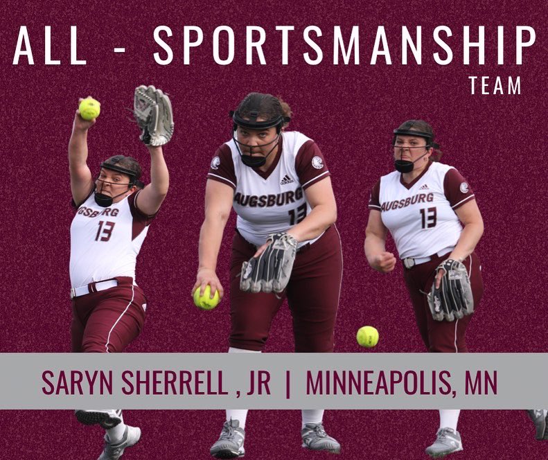 AugsburgSB's tweet photo. 🚨 BREAKING! 🚨

We had 3 members of the squad recognized with All-Conference honors today! Olivia O’Connor and Meredith Taylor were named to the Honorable Mention team and Saryn Sherrell was named to the All-Sportsmanship team. Congrats! #AuggiePride https://t.co/OSfGc01VDK