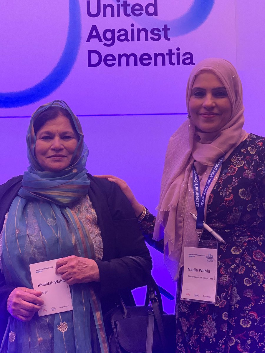 drnadiawahid's tweet photo. #ASAC22 had a great day with my mum, a carer for my late grandmother, showing her the impact of my lived experience as a family caregiver and her awesome example of compassionate care https://t.co/414d0UtOOz