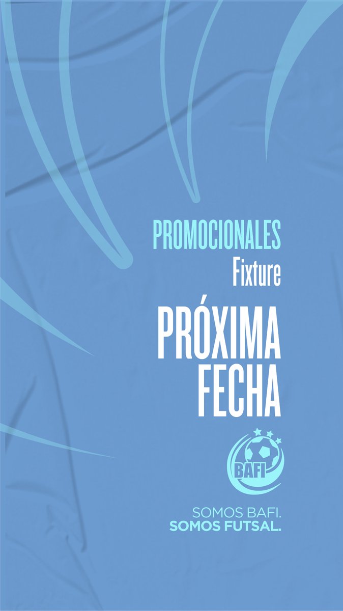 bafi_futsal's tweet photo. Te damos a conocer la fecha de #Promocionales que se jugará el próximo finde‼️
😍🔥
#somosbafi #somosfutsal https://t.co/TgtKfxQq6C