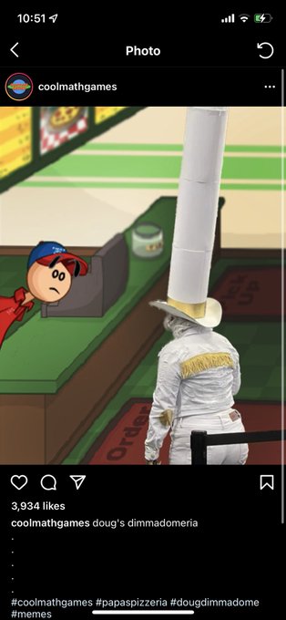 THE OFFICIAL COOLMATHGAMES TURNED ME INTO A PAPAS PIZZERIA MEME IM ??!.?.&amp;:,$!:,&amp; https://t.co/QBusz