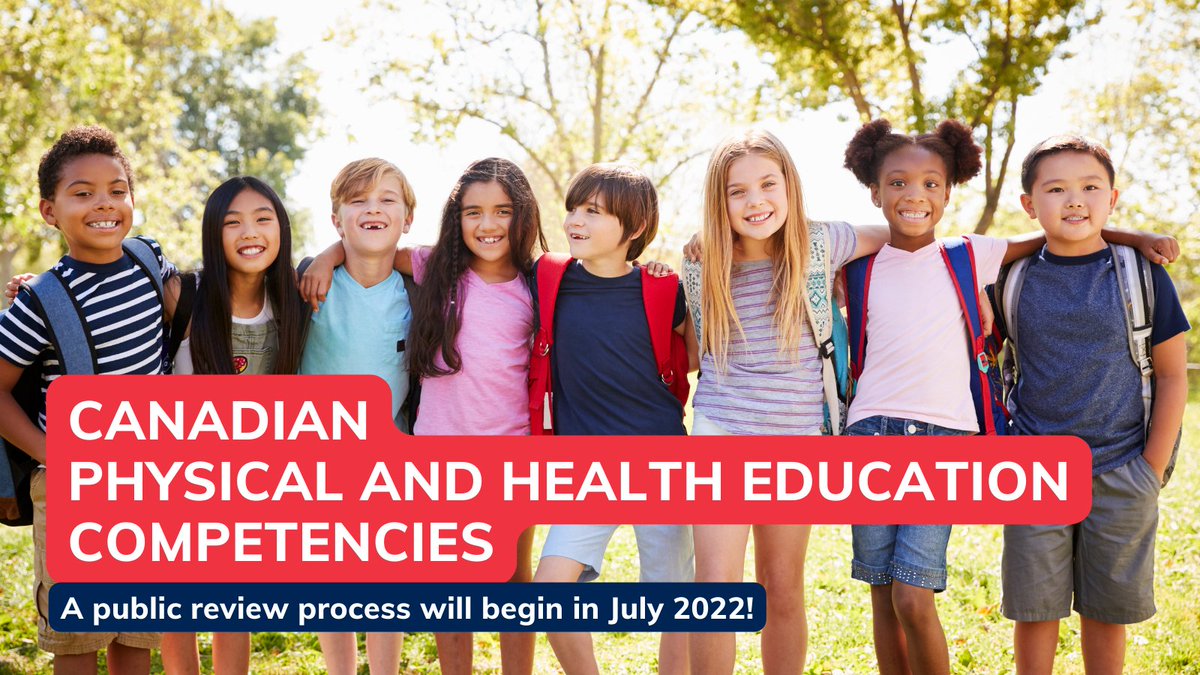 PHECanada's tweet photo. Young people have a right to consistent, equitable, up-to-date Physical and Health Education across the country.  @PHECanada is on it with the Canadian PHE Competencies - expected to drop this fall.

MORE | https://t.co/xDMBLTkJ3C

@AlbertaEd @bcedplan  @EDU_GovNL @InfoPEI https://t.co/G7Xb3Fu5Lm