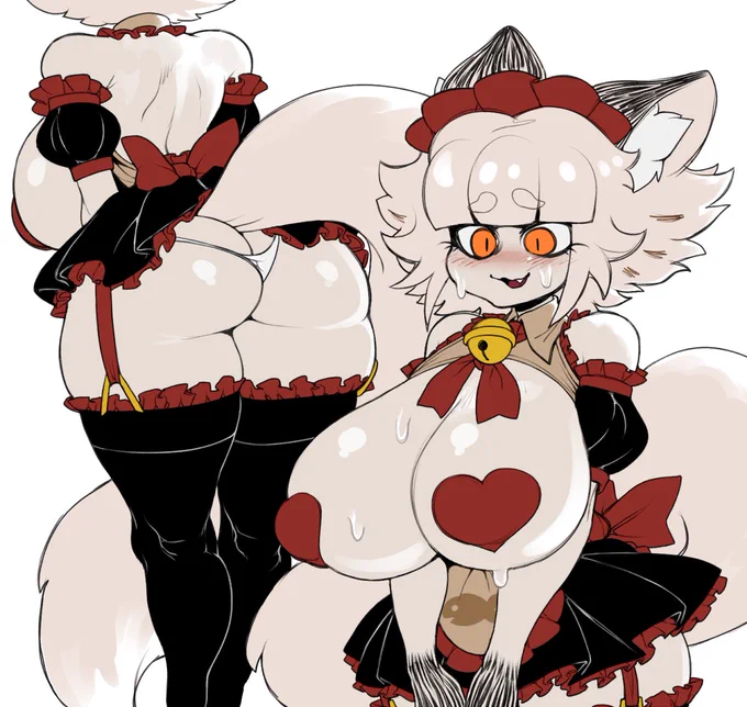 Catmaid! At least this time she's in a maid outfit. 