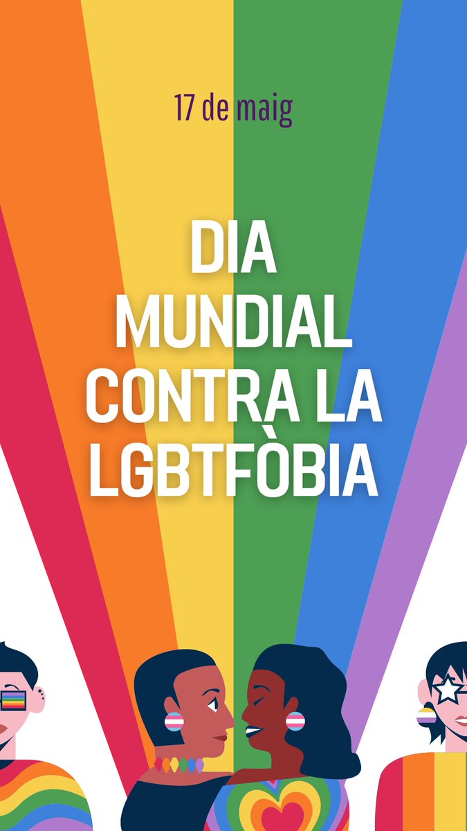 CFemRevAlcoi's tweet photo. Hui és el dia mundial contra l'homofòbia, la transfòbia i la bifòbia. Hui commemorem que l'OMS va deixar de considerar l'homosexualitat com a malaltia mental, sent un gran pas per al seua desestigmatització i despatologització. https://t.co/hz2AW9PAzc