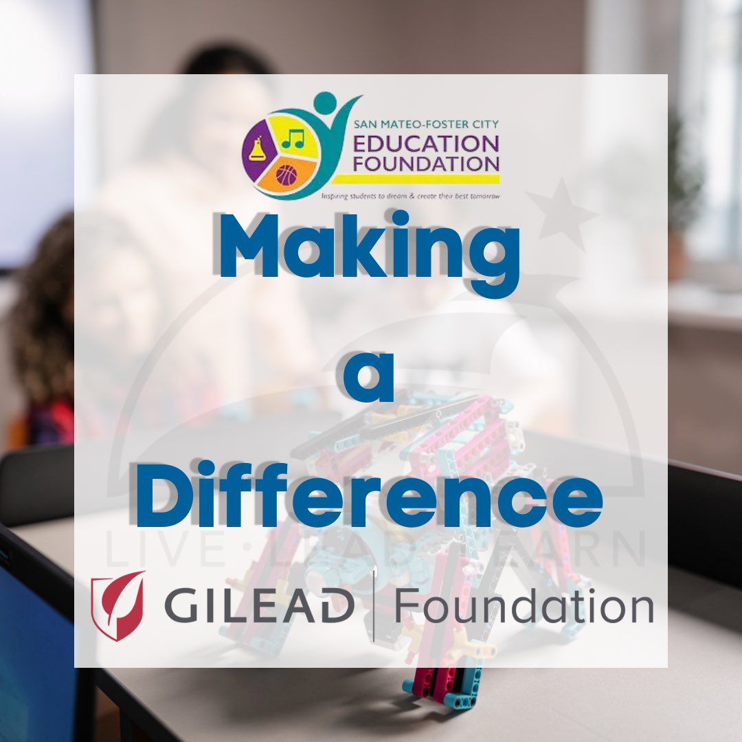 SMFCSD's tweet photo. Thank you @smfcedfund and @GileadSciences for the wonderful partnership and in supporting our future engineers!

Read the press release: https://t.co/9XjWSm4ho0 https://t.co/3ac1iQWepW