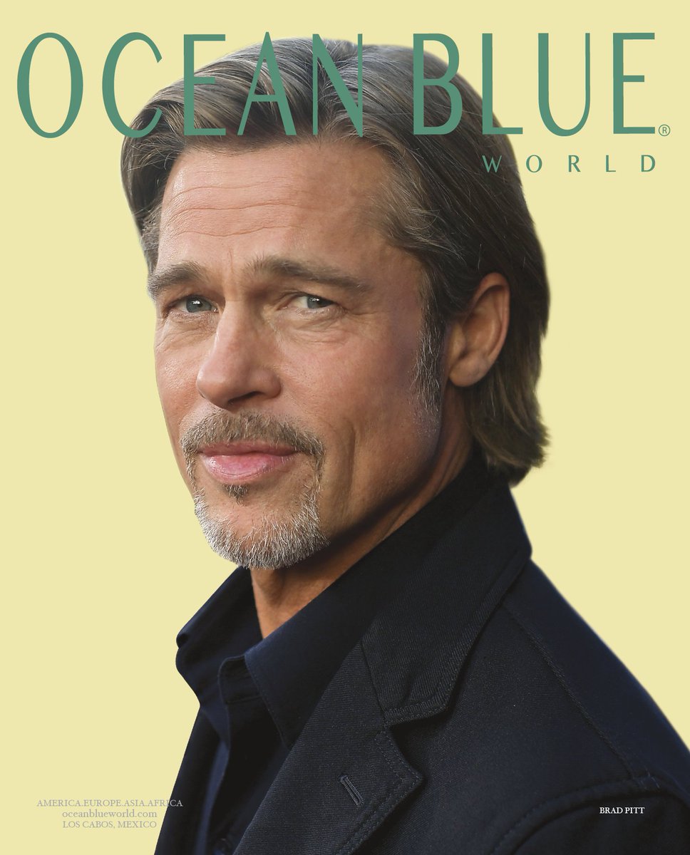 JUST RELEASED! Go #BehindTheScenes with #OceanBlueMagazine in #TheInterview on p.70 with #BradPitt #OnTheCover, a true international treasure, a storyteller par excellence who enriches the lives of all those around him by simply following his passions. oceanblueworld.com/obmag