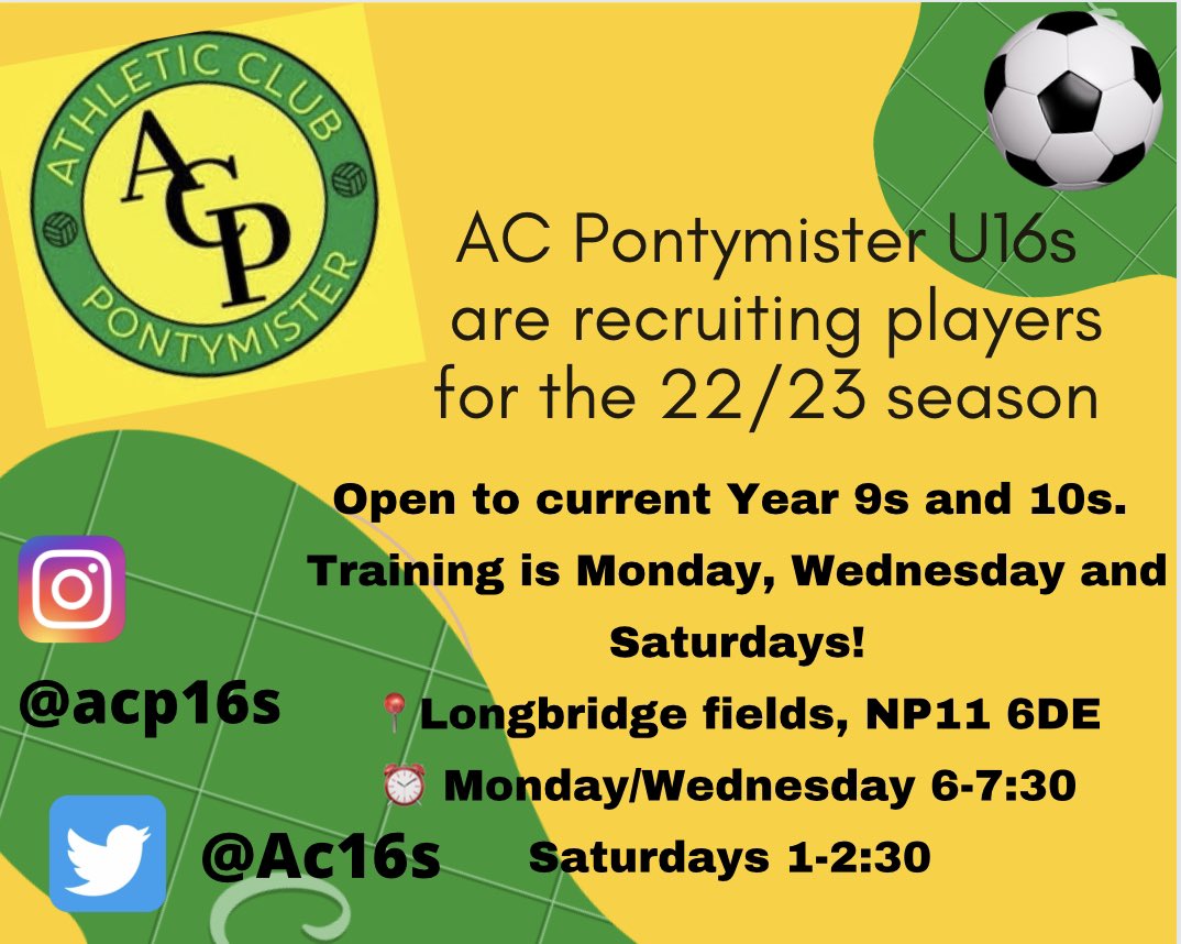 AC Pontymister u16s tweet media