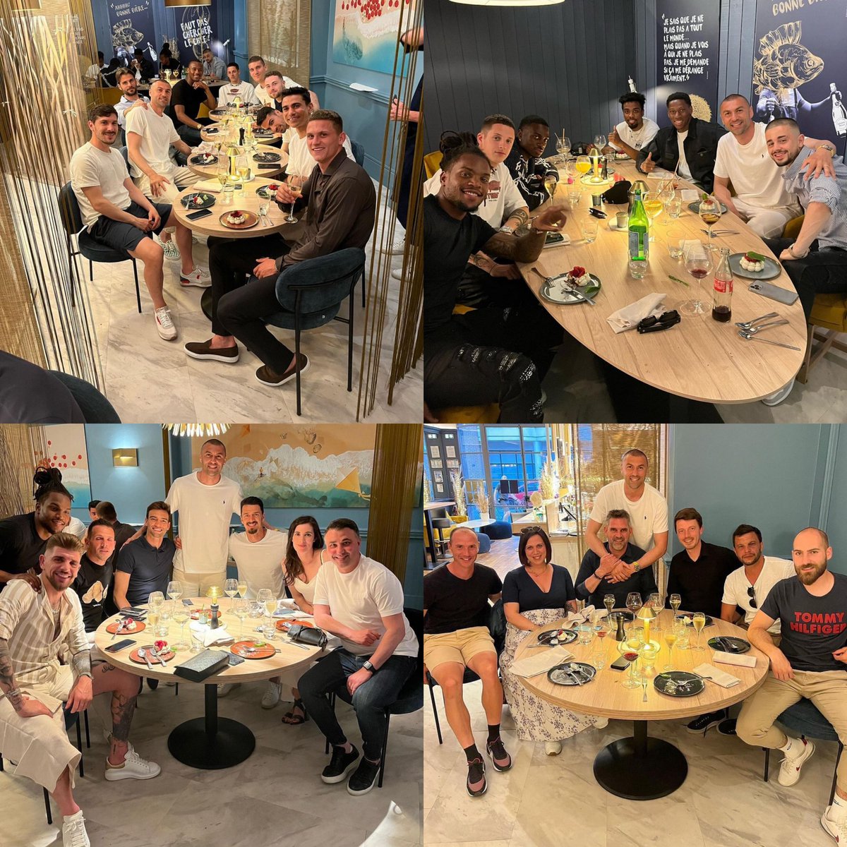 LePetitLillois's tweet photo. Avant de quitter le Nord de la France, Burak Yilmaz a invité l’ensemble de ses coéquipiers et son staff dans un restaurant à Lille. Un geste classe de la part d’un des artisans du titre de la saison 2020-2021 ! https://t.co/flclq3L1uk
