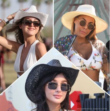 thehatwalk's tweet photo. Ugh! Loving each and every one of the hats and outfits feataured on it!🤩

See @sssniperwolf and many festival-goers with their iconic Coachella styles on our blog. Link below:
https://t.co/DF69o6EonB
#Coachella2022 #SSSniperWolf #StyleIcons #Cowboys #CowboyHats https://t.co/t9hTTetnT1