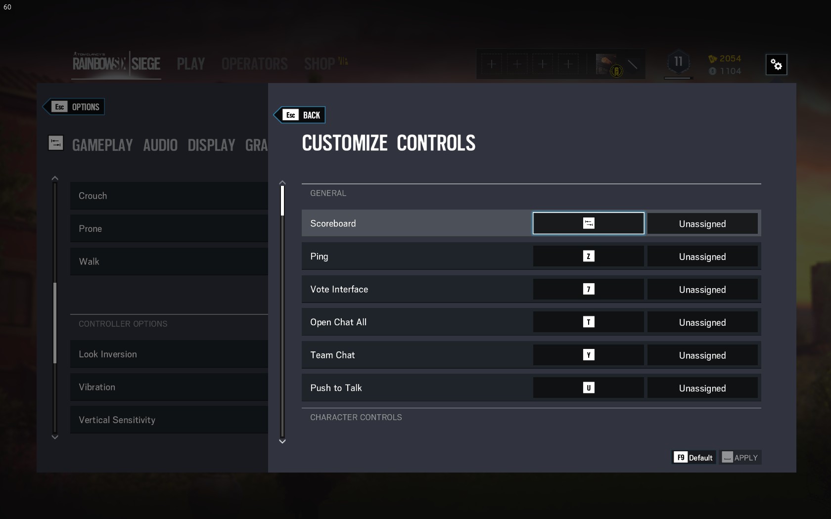 Sol R6 Keybind Template How Do You Change The Key Mapping In Rainbow Six Siege? – ILUAZ