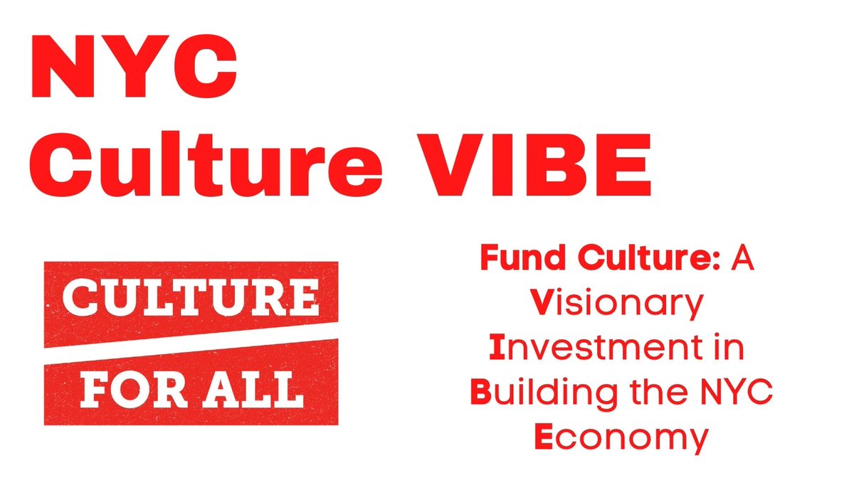 New Yorkers: Join Council Member &amp; Cultural Affairs Committee Chair Chi Osse &amp; the cultural community to ask the Mayor &amp; City Council to support culture in the city budget.

🗓️ Thursday, May 19 at 12pm on steps of City Hall
📭 RSVP here: bit.ly/3yJ1AhB