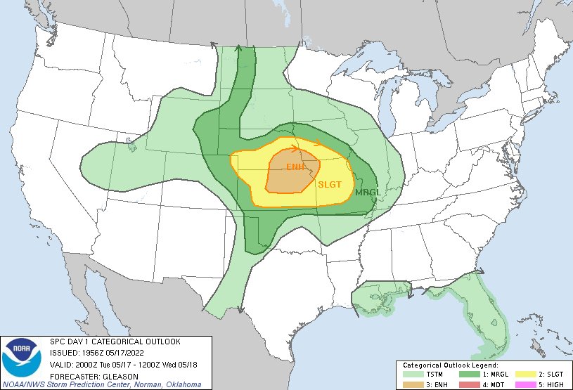 SPC outlook Kansas