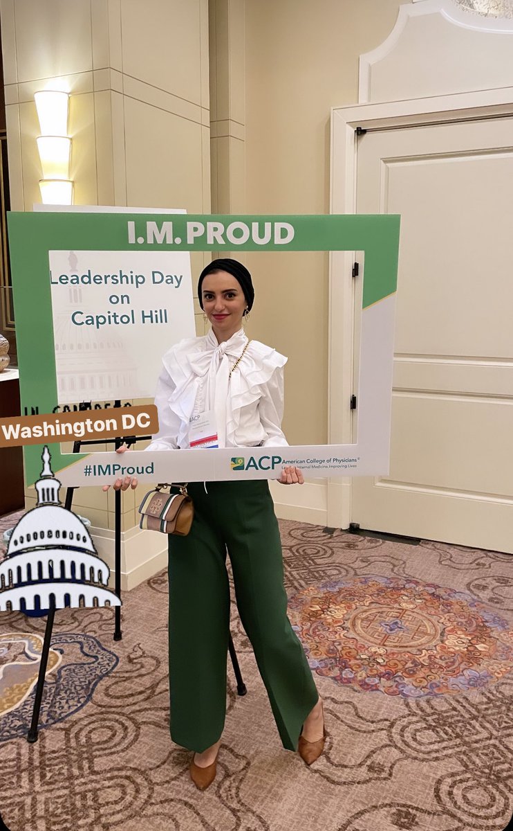 I’m utterly excited to represent @ACPNewMexico chapter along with Dr. Eileen Barrette in DC at leadership day #ACPLD #capitolhill It’s a profound opportunity for #ACP members to increase our presence in DC & bring visibility to issues of common concern #ACPResFel @ACPinternists