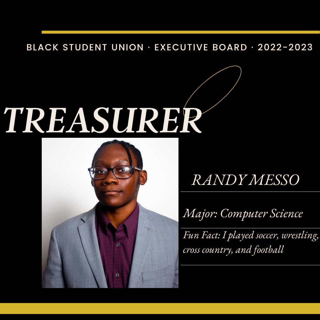 bsu_uh's tweet photo. Black Student Union Treasurer Fall 2022-Spring 2023 @Randy_Messo https://t.co/mc5jqjSgp2