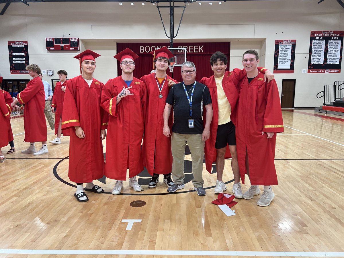 We were so happy to have our former Boones Creek students who will be graduating from Daniel Boone High School visit with us today!  #SeniorWalk #OnceaBarAlwaysaBar