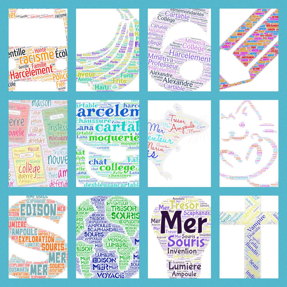 CDIKerfontaine's tweet photo. Hier et aujourd’hui au CDI : accueil de CM2 du secteur. Réalisation d’un nuage de mots-clés sur un livre du prix des Incorruptibles @LesIncos puis sur les premières impressions ( positives) sur le collège #collegekerfontaine #liaisoncycle3 #nuagedemotscles #prixdesincos https://t.co/ppekryFas6