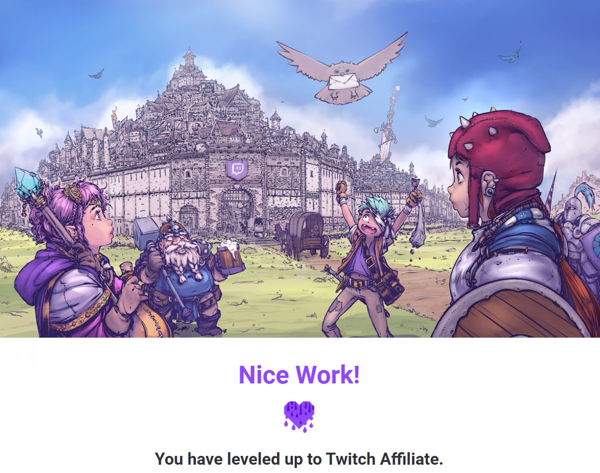 twitch.tv/palicodonfluff…

Woo finally...  Just in time for my company to downsize and get rid of my position at work XD  Guess I'll have time to create content for a while lol. #palicodonfluffles #lumbercat  <3