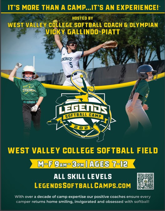 RiandaSteve's tweet photo. Great Summer Softball Camp at West Valley College with Head Coach Vicky Gallindo-Piatt https://t.co/VbGKRHLMox