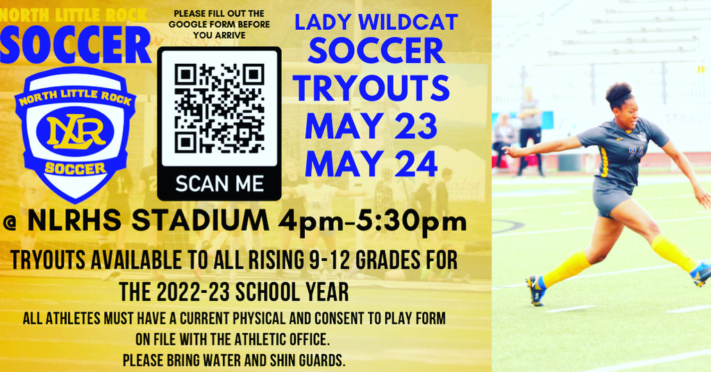 Check out this information on trying out for the Girls Soccer Team!  For questions, please contact Coach Michael Klucher at klucherm@nlrsd.org.