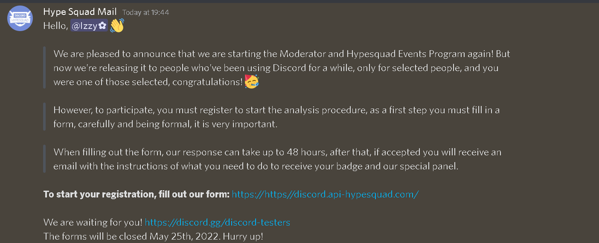 VelourGFXs's tweet photo. @discord I just got this DM and it seemed a little sus, any help would be great. https://t.co/fIAv51HABg