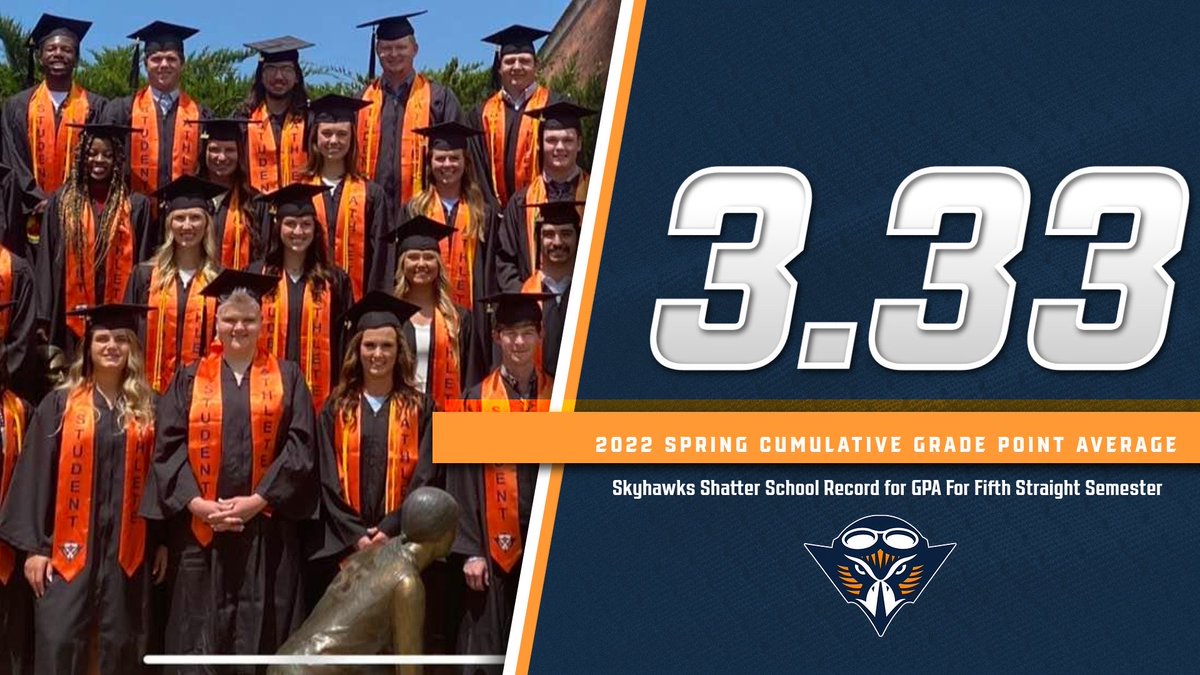 How about our @UTMSports⁩ Skyhawk student athletes? Really proud of our athletes for breaking records this year.   Also a big thank you to ⁦<a href="/skyhawkrules/">UTM Compliance & Academics</a>⁩ and our coaches for the academic guidance. #goskyhawks
