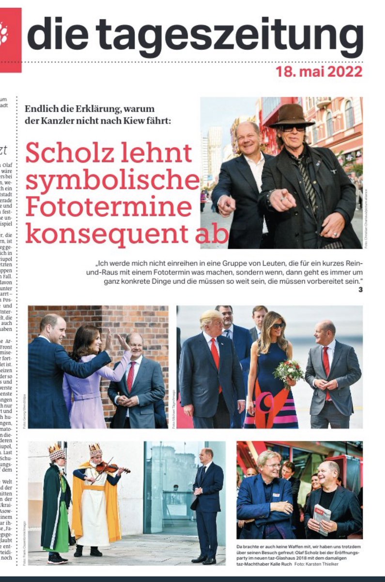 Endlich eine schlüssige Erklärung, warum man nicht nach Kyjiw fährt. Tja, danke <a href="/tazgezwitscher/">taz</a> für Klarstellung 🤷‍♂️