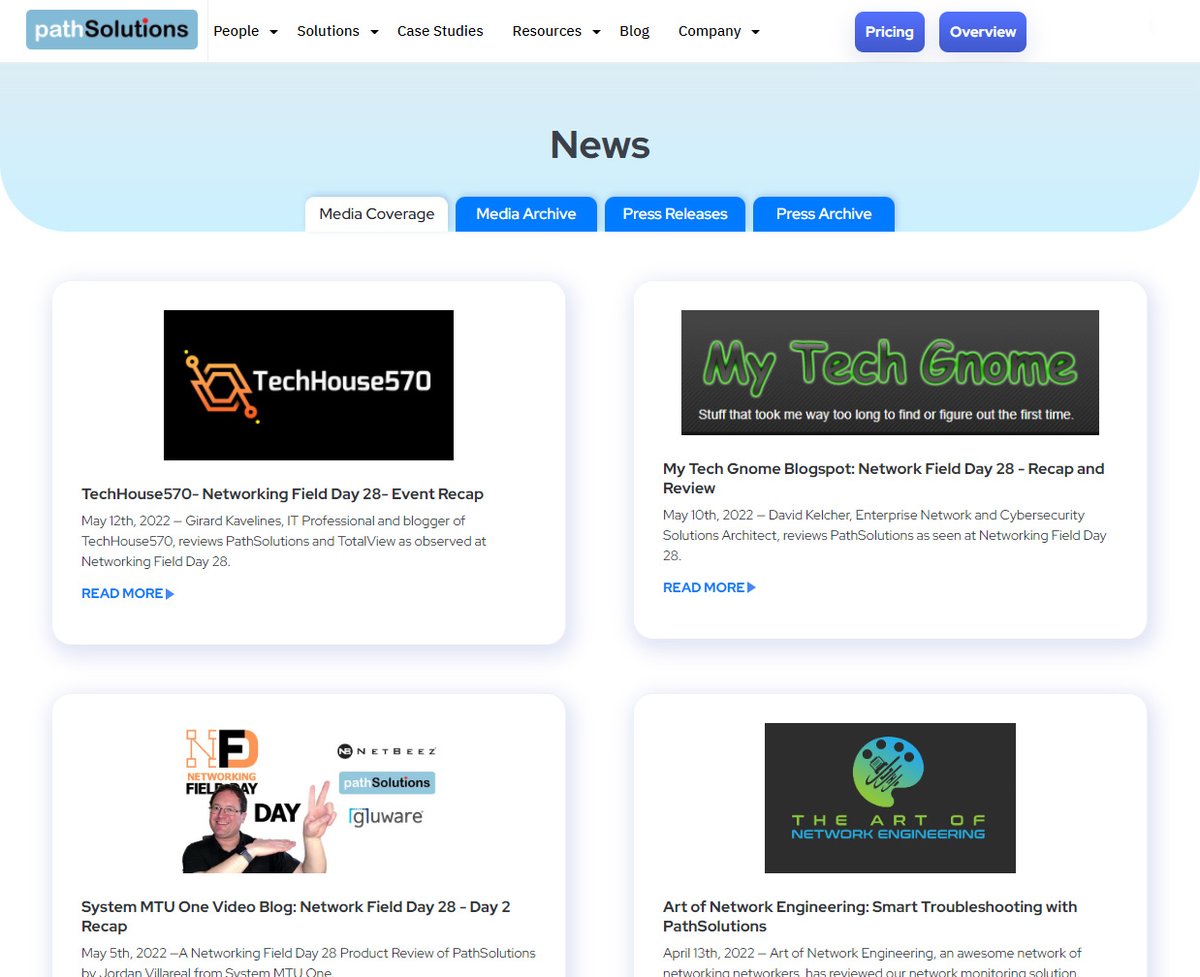 goPathSolutions's tweet photo. Our media page now includes the first 3 TotalView product reviews after Network Field Day 28. We're excited and proud to be covered by @SystemMTUOne, TechHouse570 by @GKavelines, and My Tech Gnome by @IPswitch. Read and listen to them now: https://t.co/OKVJrSpRed  #NFD28 https://t.co/wQ8ybEMAjE