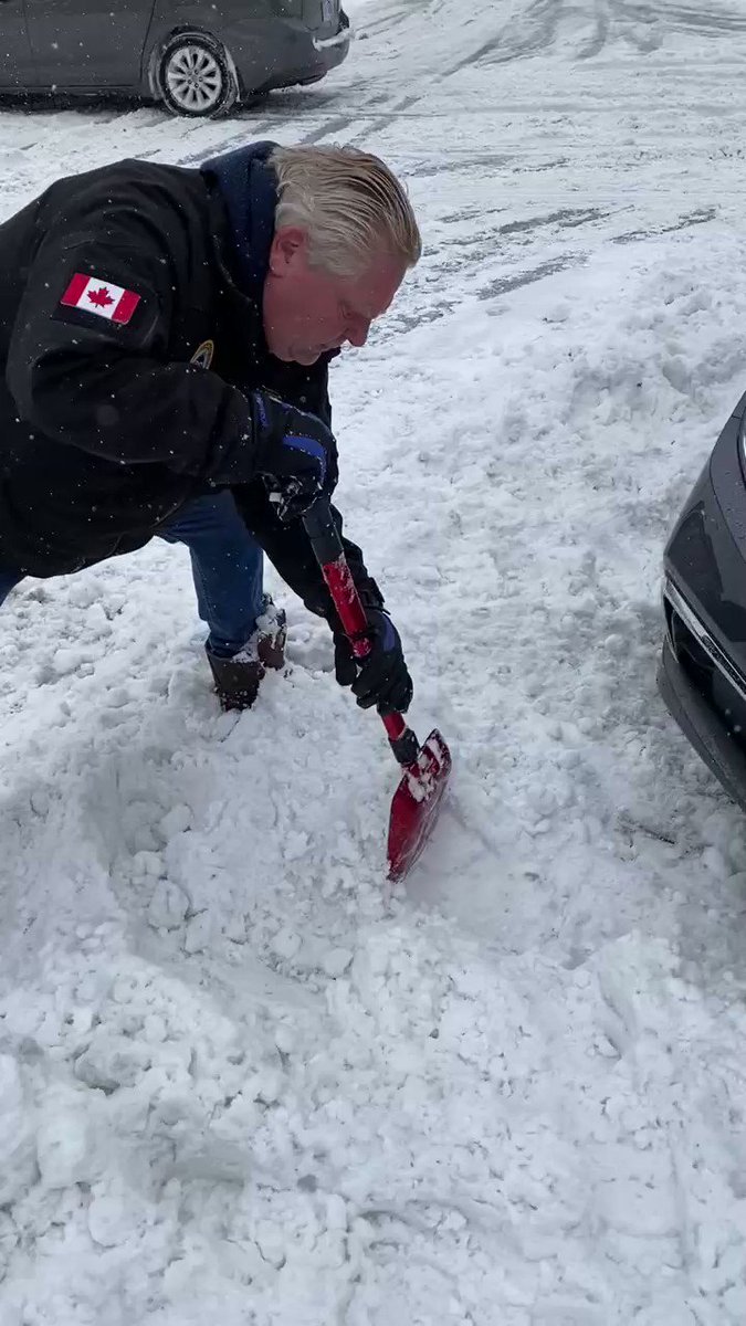 Wave01runner's tweet photo. sadly, #DouggieDaBuilder was not asked about 'building' cuz thats what he knows best! Nursing shortage, bld beds; TLC deaths, bld more #ForProfits; uprising, bld bunker; snow, he's got it! #FordServesGreed 24/7 #Onpoli https://t.co/wxdnNaOsxo