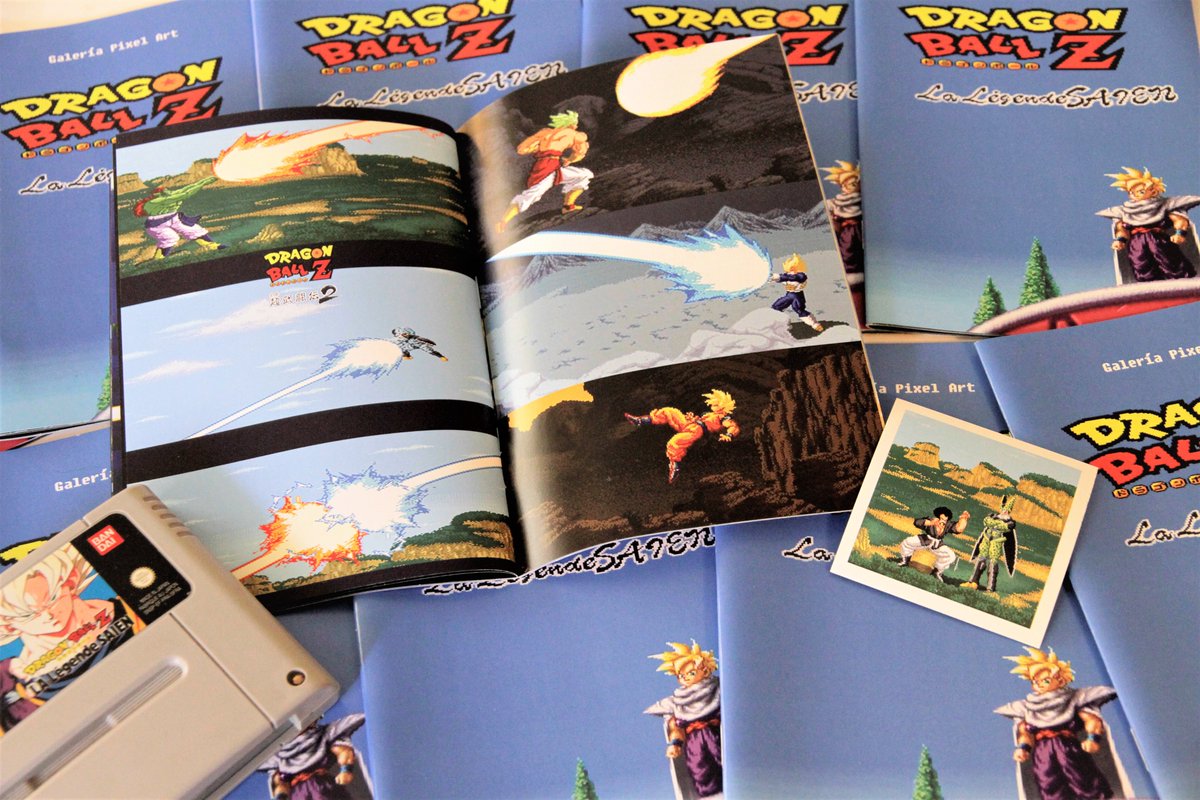 Super90sGames's tweet photo. Sigue durante este mes de Mayo el Pixel #Artbook de 20 páginas formato manual de #SNES de regalo🎁🎨 con las #EdicionesCartuchoOriginal de #DragonBallZ #Superbutoden2 con o sin cartucho!☺️🙌 Admira el maravilloso #PixelArt de este juegazo impreso en alta calidad!😍😍🐉⭐️☄️💪🥳🥳 https://t.co/Yh2oI5hqcm