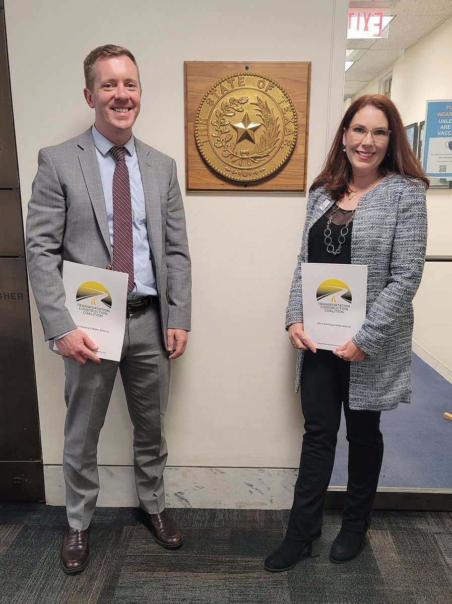 TiffanyEngr's tweet photo. Thank you @JohnCornyn for meeting with @AGCofA on behalf of the Texas Construction Coalition!!
#TCCflyin #Transportation #Construction #BIL #IIJA https://t.co/cGWLYDelpL