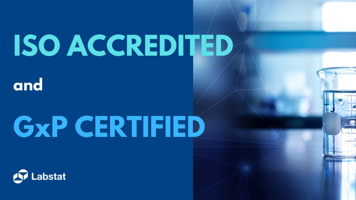 Labstat_Int's tweet image. It is our job to ensure your business receives the quality testing it deserves. That is why we hold ourselves to the highest operating standards. Learn more about regulatory compliance and how we can support you: bit.ly/3ll7Og0 #labtesting #isocertified #gmp #glp #gxp