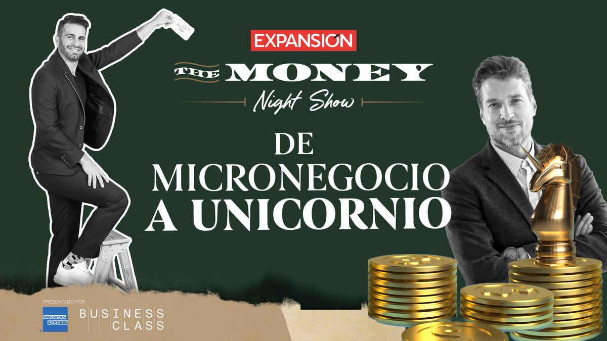 ExpansionMx's tweet photo. ¡Ya estamos #EnVivo!
En #TheMoneyNightShow, @MorisDieck te dice cuál es la clave para que tu micro negocio se vuelva en uno de mil millones de dólares, y para eso cuenta con la ayuda de @Rojstar y Felipe Delgado, cofundador y CFO de #Merama.
Entra a https://t.co/3RElno9U9e https://t.co/CzWh4FvWkM