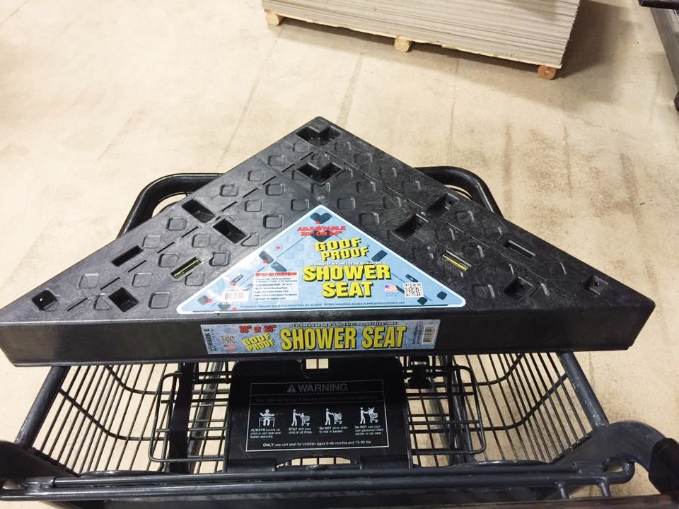 GoofProofShower's tweet photo. Raise your hand if you've used our Goof Proof #ShowerSeat 🙋‍♂️🙋‍♀️

📷: @mwspecialties https://t.co/DwQqPLzZds