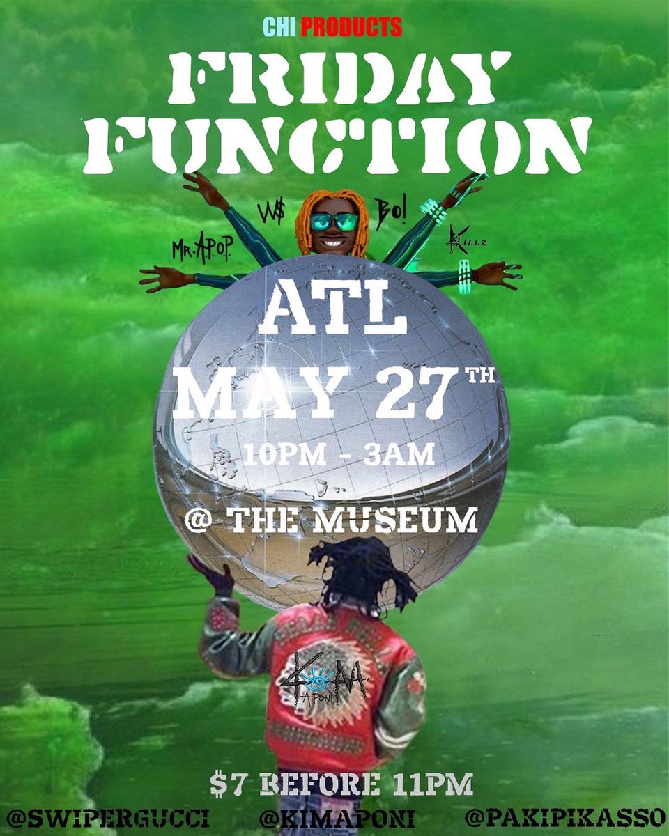 bosthetics's tweet photo. okay, i think itβs about TIME we show down south some LOVE π«ΆπΎ next stop: ATL.π
slide on us 4 a night of great energy, music, drinks & fits β¨ **come in some green & get a free shot from yours truly. π€
(dm any of the hosts 4 the addy)π #freeYSL π #chiproducts #experiencetour https://t.co/5RbtRo7vo7