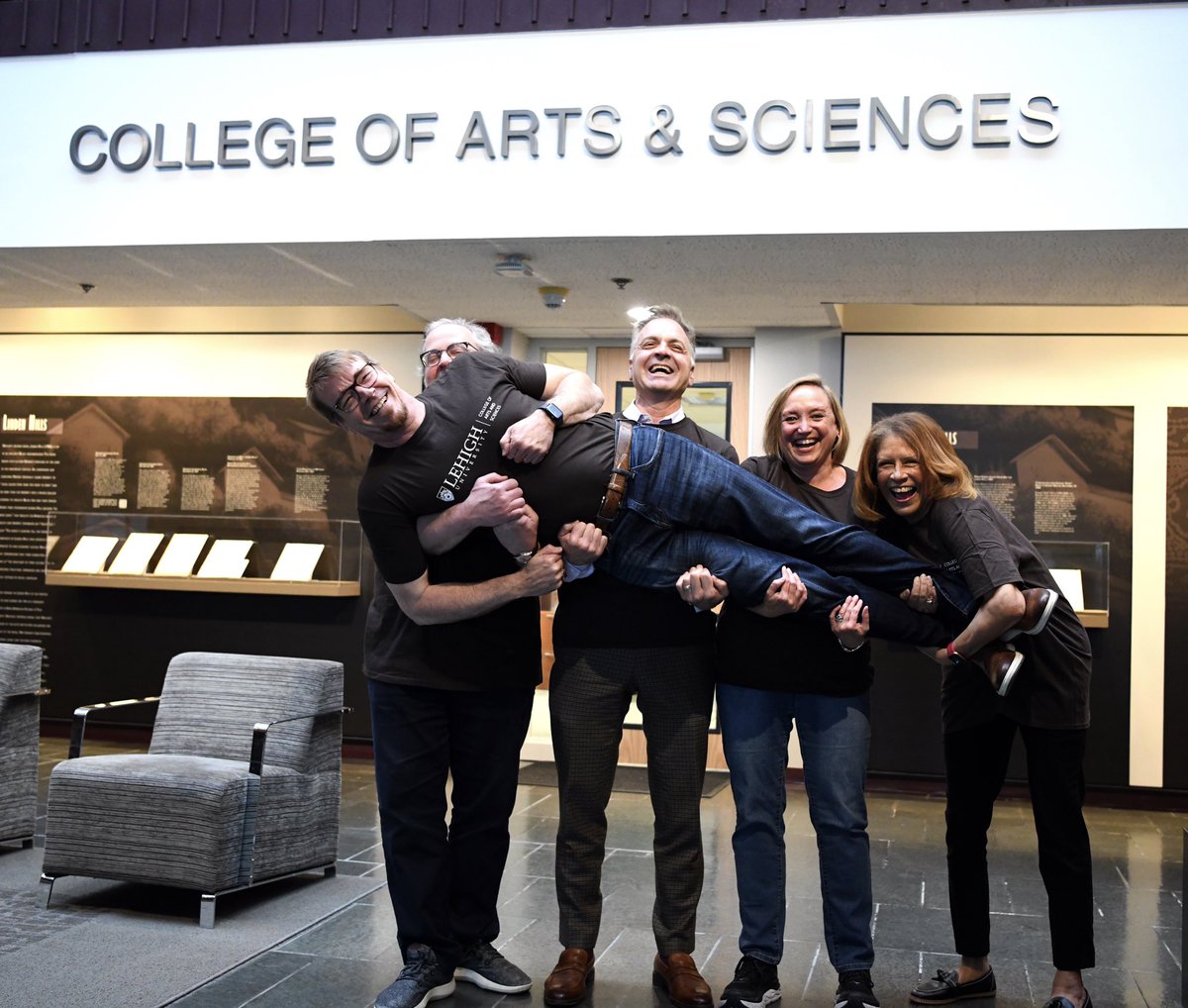 Georgette Phillips (@lehighbizdean) on Twitter photo So… the Deans had a side bet for #lehighgivingday. We all had to wear the T-shirt of the College which raised the most money. Congrats <a href="/LehighChemist/">Robert Flowers</a> (Bob Flowers)! <a href="/LehighBusiness/">Lehigh Business</a> <a href="/Lehigh_CAS/">Lehigh CAS</a> @lehighedu <a href="/lehighengineers/">Lehigh Engineers</a> @LehighUHealth So… the Deans had a side bet for #lehighgivingday. We all had to wear the T-shirt of the College which raised the most money. Congrats <a href="/LehighChemist/">Robert Flowers</a> (Bob Flowers)! <a href="/LehighBusiness/">Lehigh Business</a> <a href="/Lehigh_CAS/">Lehigh CAS</a> @lehighedu <a href="/lehighengineers/">Lehigh Engineers</a> @LehighUHealth