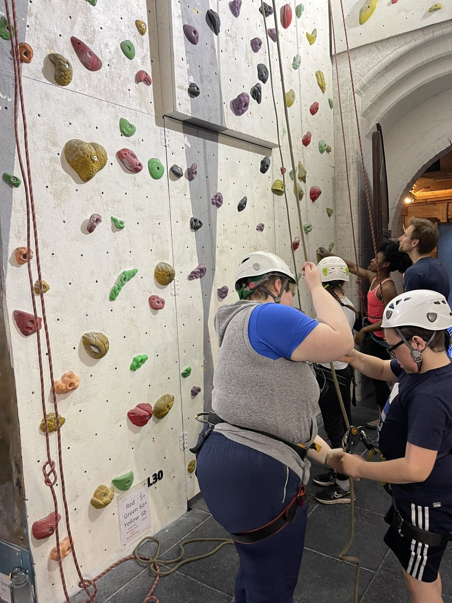 Some scouts tonight out climbing improving their skills to gain there climbing activity badge!