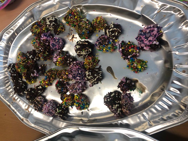 StMichaels_CE's tweet photo. Sparrows class have been busy making Brazilian Brigadeiro dessert sweets today, in relation to the Geography topic of Brazil https://t.co/m5v44oO6cM