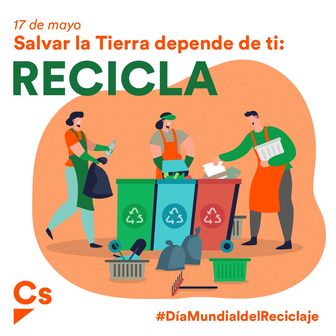 CsAnaperez's tweet photo. Hoy celebramos
#DiaMundialDelReciclaje y #DiaContraLaLGTBIfobia 

Sin duda, dos actitudes fundamentales: reciclar y respetar. https://t.co/9t6oSi8lg7